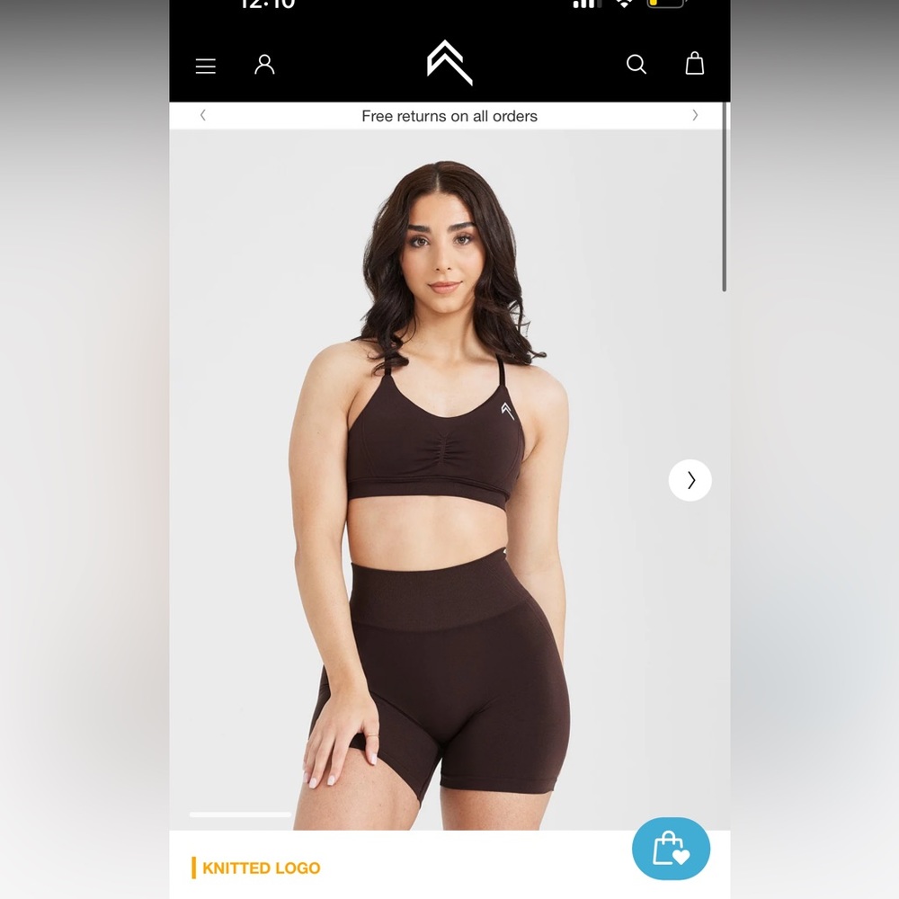 Once Active Micro Bralette XL cocoa